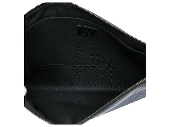 Louis Vuitton Black Monogram Eclipse Discovery Pochette GM - view 4