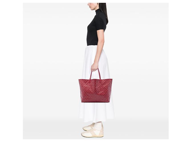 Goyard Red Goyardine Saint Louis GM Rosso - vista 5