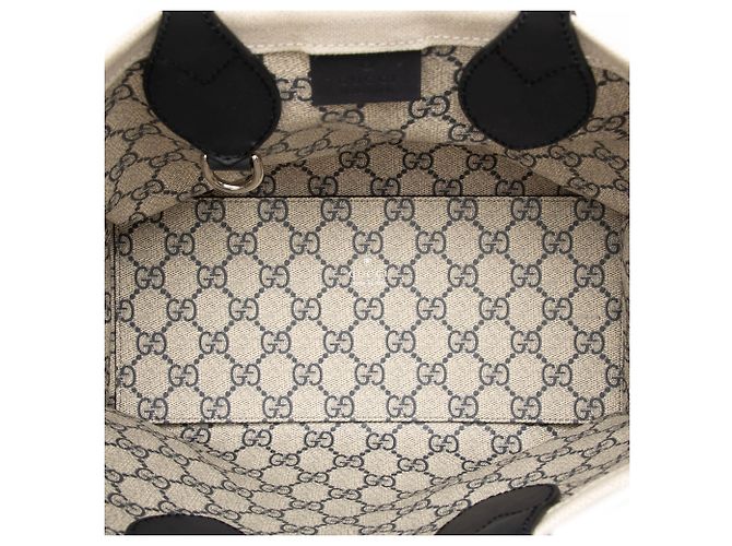 Gucci Beige Medium Canvas Logo Tote - Ansicht 4