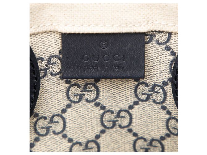 Gucci Beige Medium Canvas Logo Tote - Ansicht 5
