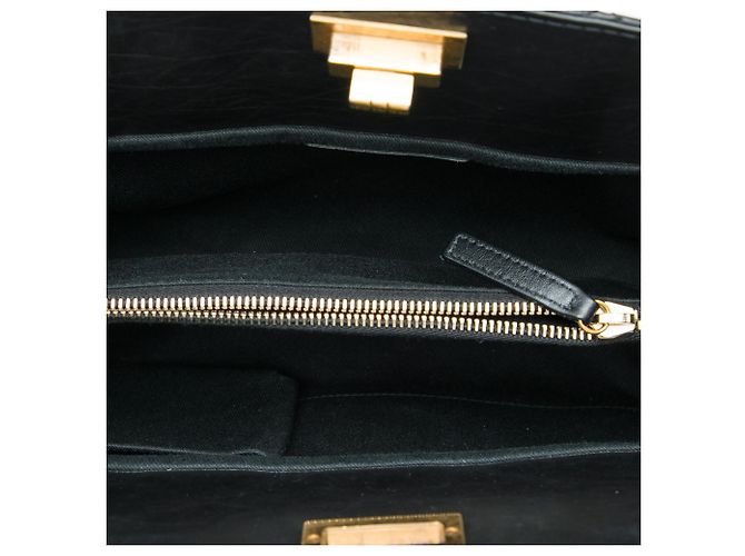 Borsa Chanel Reissue 2.55 Media Matelassé in Vitello Invecchiato Nera Nero - vista 4