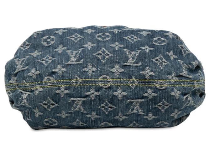 Louis Vuitton Blue Monogram Denim Pleaty Blau - Ansicht 3