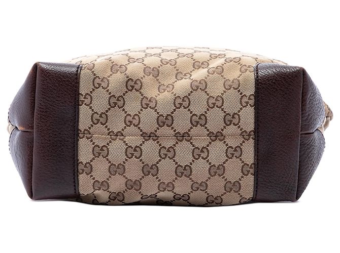 Gucci Beige GG Canvas GG Charm Tote - Ansicht 3