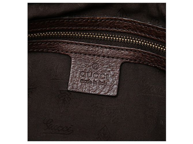 Gucci Beige GG Canvas GG Charm Tote - Ansicht 5