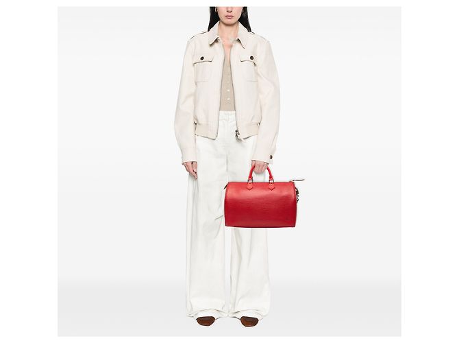 Louis Vuitton Red Epi Speedy 35 Rosso - vista 7