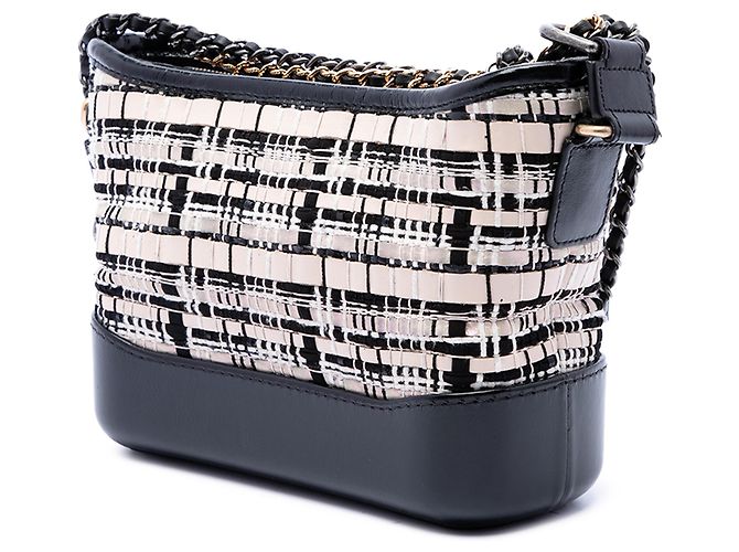 Chanel Gabrielle Crossbody Petit Tweed Noir - vue 2