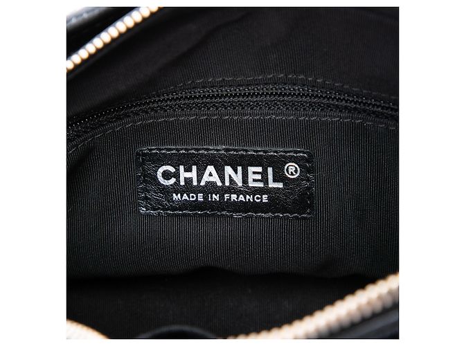 Chanel Gabrielle Crossbody Petit Tweed Noir - vue 5