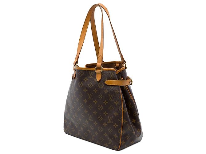 Borsa Tote Verticale Louis Vuitton Brown Monogram Batignolles Marrone - vista 2
