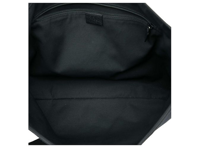 Borsa a tracolla Gucci in nylon GG nero - vista 4