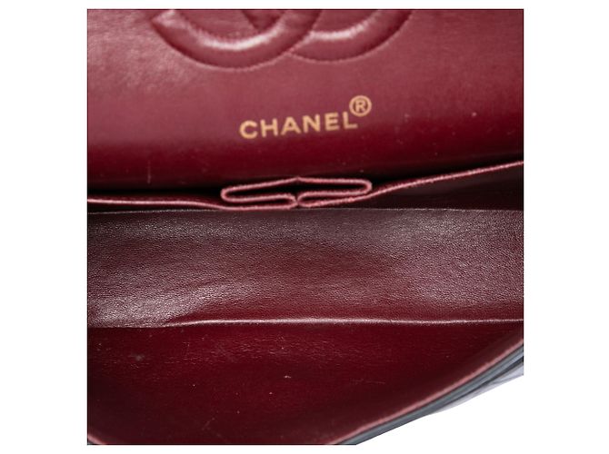 Chanel Black Medium Classic Lambskin Double Flap Negro - vista 4