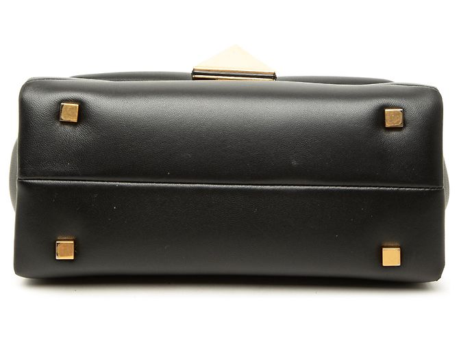 Borsa a mano Valentino Mini Leather One Stud, Nero - vista 3