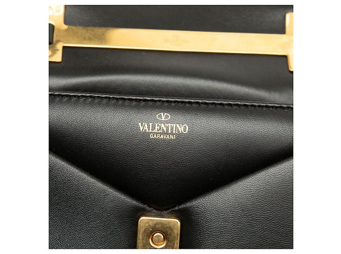 Borsa a mano Valentino Mini Leather One Stud, Nero - vista 5