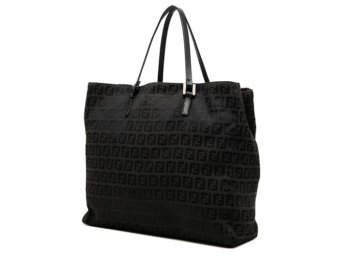 Fendi Zucchino Canvas Tote in Schwarz - Ansicht 2