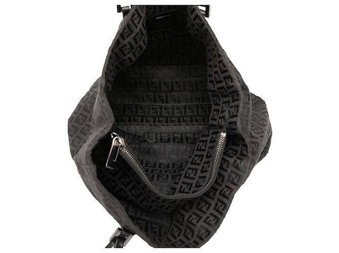Fendi Zucchino Canvas Tote in Schwarz - Ansicht 4