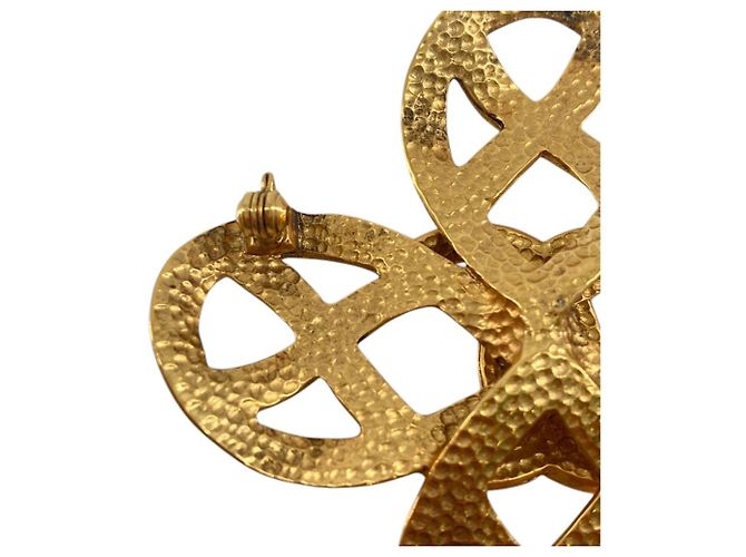 Chanel Gold CC Infinity Brosche vergoldet Golden - Ansicht 10