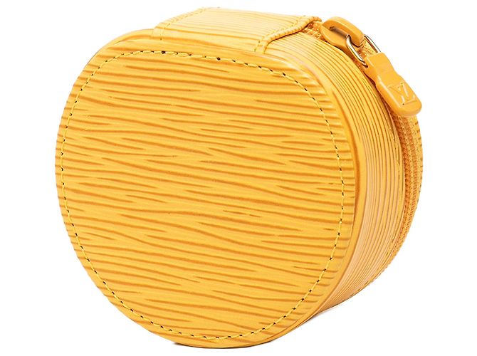 Louis Vuitton Yellow Epi Ecrin Bijoux Travel Jewelry Case Giallo - vista 2