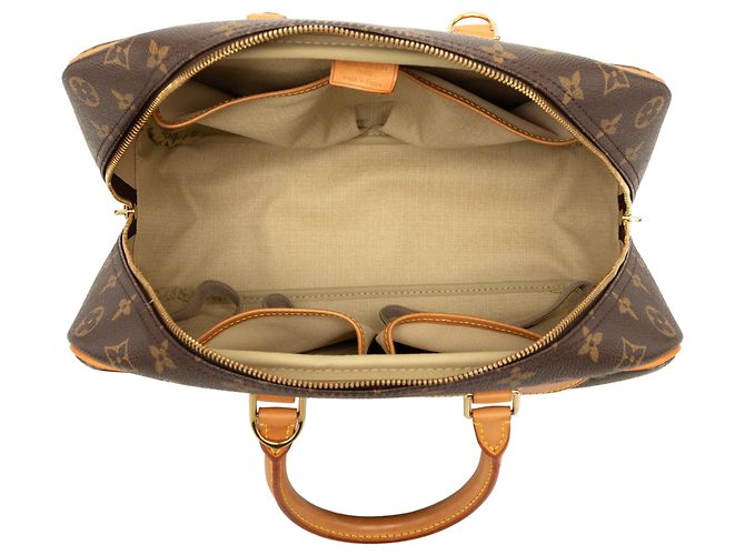 Louis Vuitton Brown Monogram Deauville Marrone - vista 4