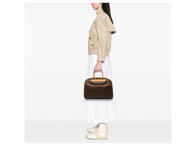 Louis Vuitton Brown Monogram Deauville Marrone - vista 6