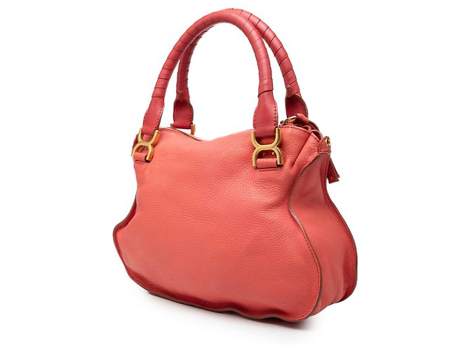 Chloé Marcie Satchel aus Leder in Rosa, Medium Pink - Ansicht 2