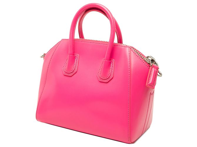 Givenchy Mini Shiny Lord Antigona Satchel aus Kalbsleder in Rosa Pink - Ansicht 2