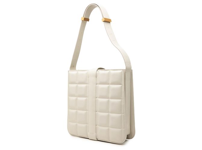 Bolsa de Ombro Marie em Nappa Acolchoado Branco Bottega Veneta - vista 2