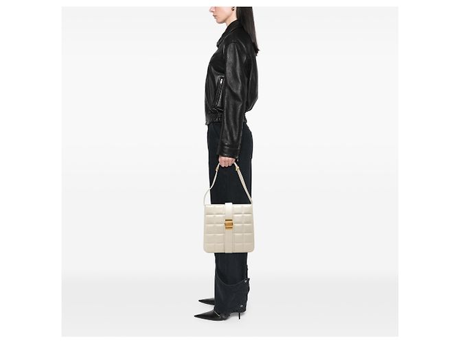 Bolsa de Ombro Marie em Nappa Acolchoado Branco Bottega Veneta - vista 7