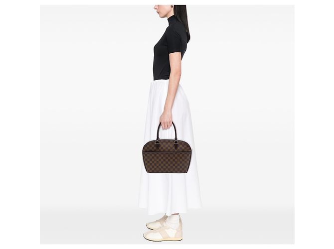 Louis Vuitton Brown Damier Ebene Sarria Horizontal Marrom - vista 6