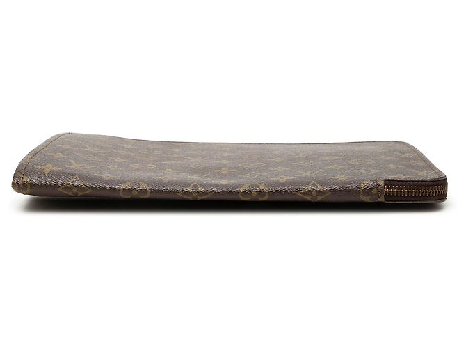Louis Vuitton Brown Monogram Poche Documents Portfolio 30 Marrone - vista 3