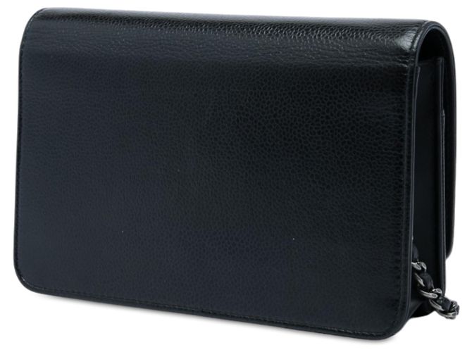 Chanel Black CC Caviar Timeless Wallet on Chain Nero - vista 2