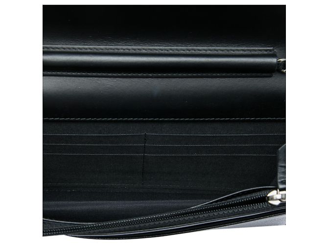 Chanel Black CC Caviar Timeless Wallet on Chain Nero - vista 4