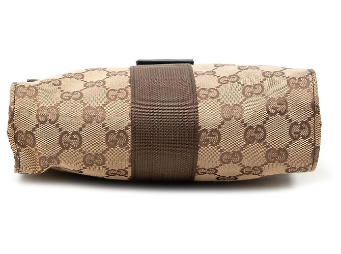 Gucci Clutch aus beigem GG Canvas - Ansicht 3