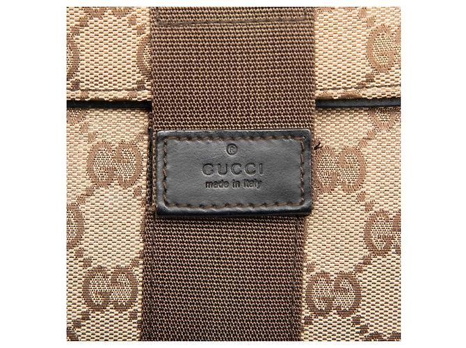 Gucci Clutch aus beigem GG Canvas - Ansicht 5