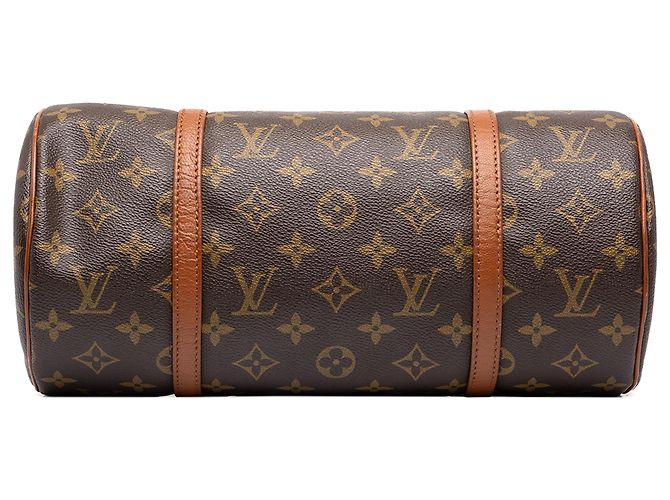 Louis Vuitton Brown Monogram Papillon 30 Marrone - vista 3