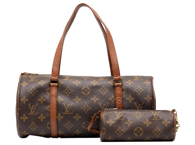 Louis Vuitton Brown Monogram Papillon 30 Marrone - vista 7