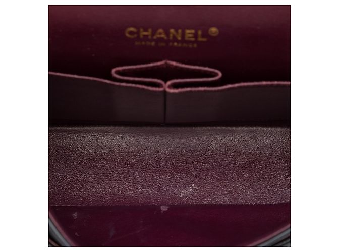 Chanel Black Small Classic Lambskin Double Flap Nero - vista 4
