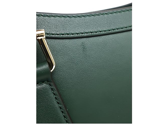 Sac à main Gucci Diana Mini en cuir de veau vert avec anse en bambou - vue 8