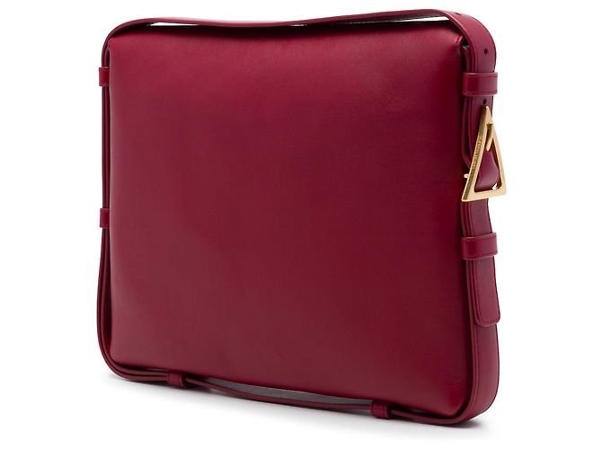 Borsa a tracolla Cradle Bottega Veneta in pelle di vitello rossa - vista 2