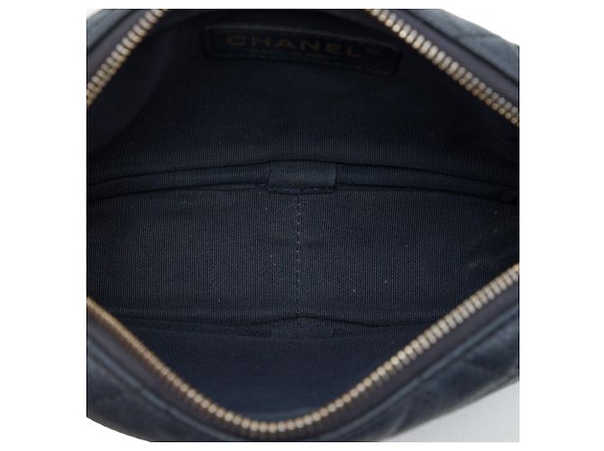 Borsa Chanel Mini Quilted Caviar Coco Tassel Camera Case Nera Nero - vista 4