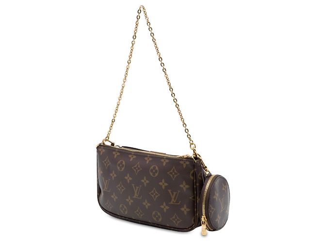 Louis Vuitton Brown Monogram Multi Pochette Accessoires Marrone - vista 2