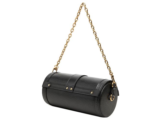 Louis Vuitton Black Epi Papillon Trunk Negro - vista 2