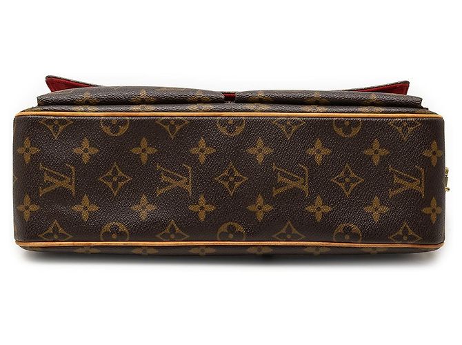 Louis Vuitton Brown Monogram Viva Cite MM Marrone - vista 3