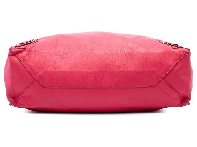Borsa Tote Balenciaga Papier A5 in pelle rosa - vista 3