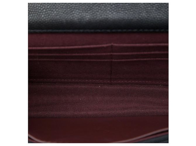 Chanel Lady Coco Wallet On Chain in pelle Caviar trapuntata e camoscio nero - vista 4