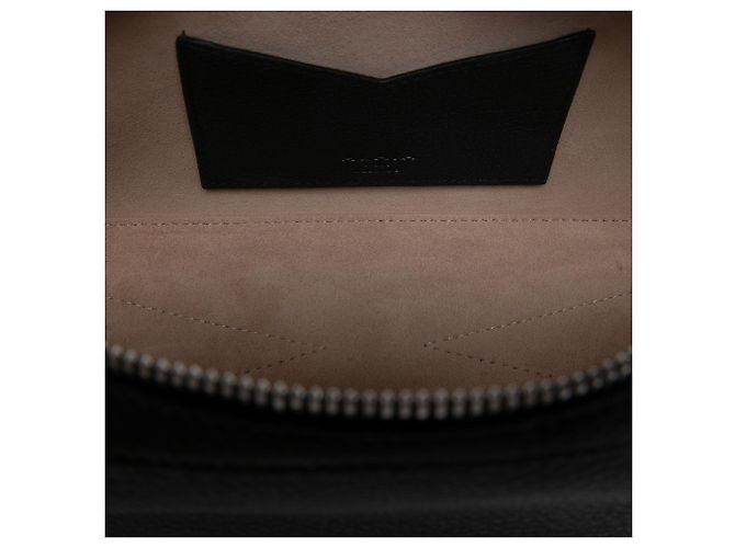 Sac épaule Le Teckel en chèvre noir taille Medium ALAÏA - vue 4