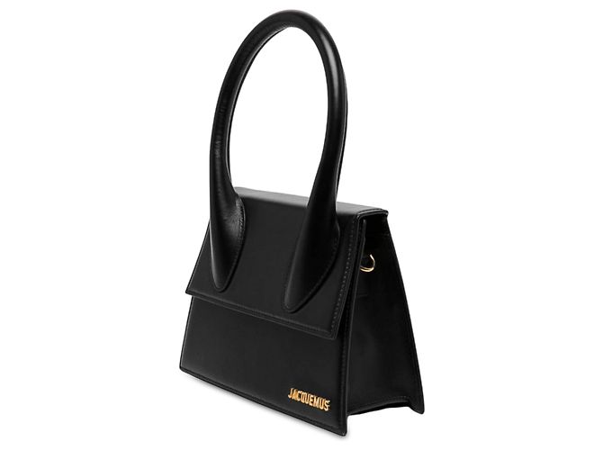 Jacquemus Black Smooth Calfskin Le Grand Chiquito Nero - vista 2