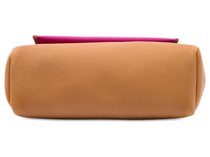 Hermès Brown Toile Verso Herbag Zip 31 Marrone Marrone chiaro - vista 3