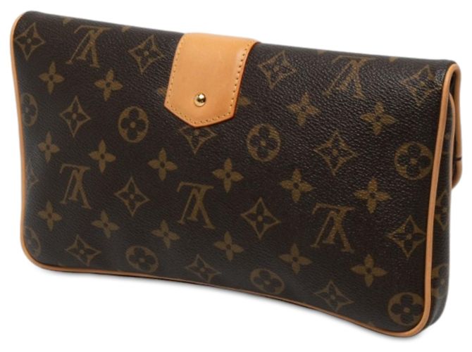 Louis Vuitton Brown Monogram Sofia Coppola Slim Clutch Marrone - vista 2
