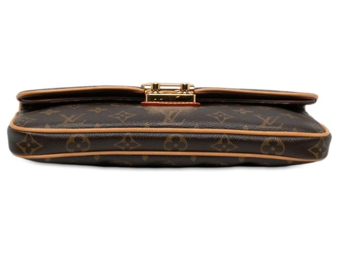 Louis Vuitton Brown Monogram Sofia Coppola Slim Clutch Marrone - vista 3