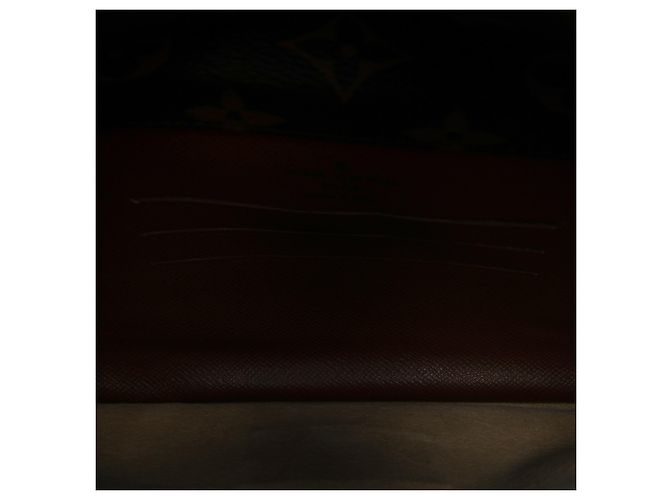 Louis Vuitton Brown Monogram Sofia Coppola Slim Clutch Marrone - vista 4