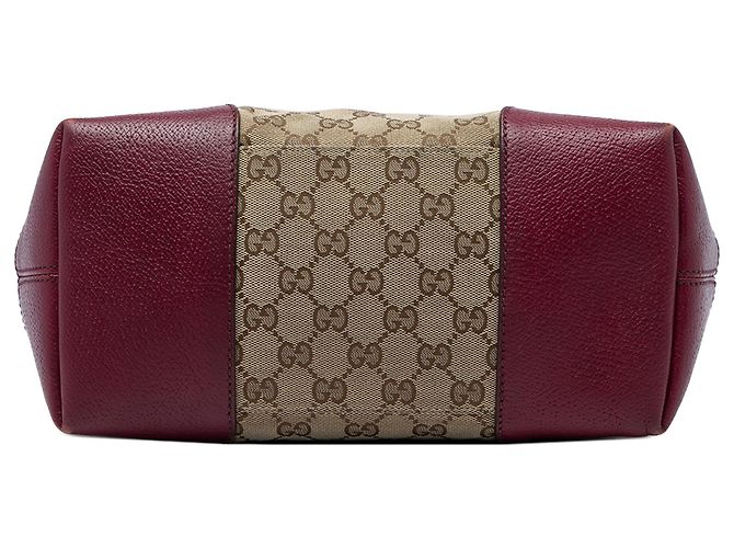 Sac cabas Gucci Bree Fold Over Medium en toile GG beige - vue 3